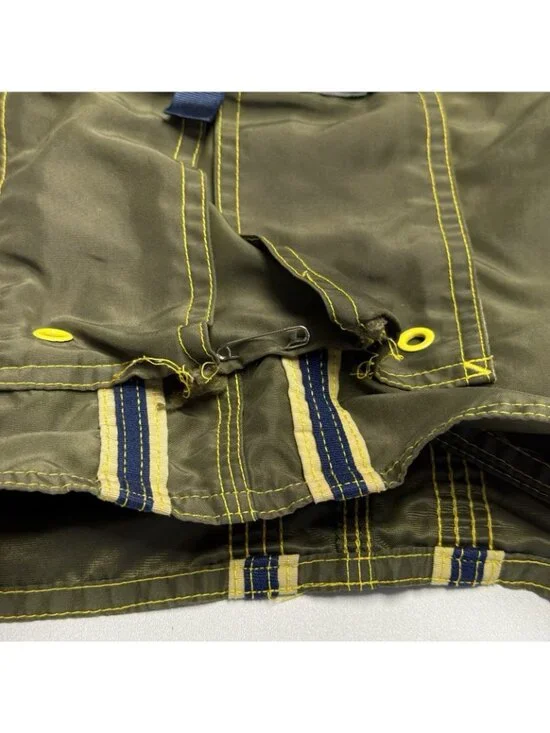 Vintage Quiksilver Swim Trunks Mens XL Green 90s Y2K Board Shorts Surf - Picture 5 of 13